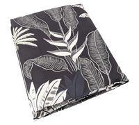 Linnea Housse de Couette 240x220 cm Satin de Coton Cayenne Noir Ebène