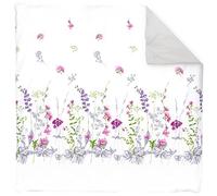 Linnea Housse de Couette 300x240 cm 100% Coton Pretty Blanc