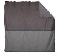 Linnea Housse de Couette 300x240 cm Satin de Coton Enzo Noir