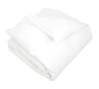 Linnea Housse de Couette uni 200x200 cm 100% Coton Alto Blanc