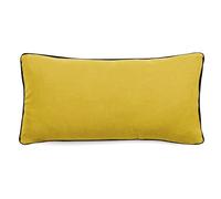 Linnea Housse de Coussin Prelude 55x110 cm Lin et Coton lavé Jaune Curry