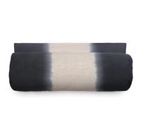 Linnea Housse d'édredon DEEPALI Deco 80x200 cm Lin et Coton lavé Bleu Granit