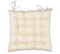 Linnea Lot de 2 galettes de Chaise deperlantes 40x40 cm Antibes Beige