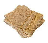 Linnea Lot de 2 Serviettes invité 100% Coton 33x50cm Vivid Jaune Miel