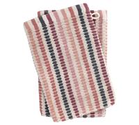 Linnea Lot de Deux Gants de Toilette 16x21 cm Pur Coton Collection Breeze Rose
