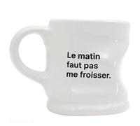 Linnea Mug déformé en céramique ATYPIQUE 20 cl Le Matin Faut Pas me froisser