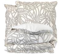 Linnea Parure 300x240 cm 65x65 cm 100% Coton Serena Beige écru 3 pièces