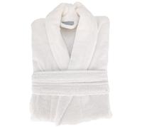 Linnea Peignoir col châle NAIA éponge Coton Taille L Blanc