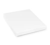 Linnea Protège Matelas imperméable 220x220 cm Bonnet 30cm Arnon Molleton 100% Coton contrecollé polyuréthane