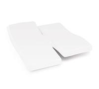 Linnea Protège Matelas imperméable 2x80x200 cm lit articulé TPR Bonnet 40cm Arnon Molleton 100% Coton contrecollé polyuréthane