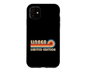 Linnea Retro 70s 80s Sunset Stripe Coque pour iPhone 11