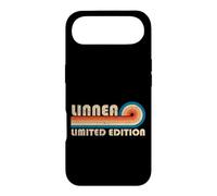 Linnea Retro 70s 80s Sunset Stripe Coque pour iPhone Air