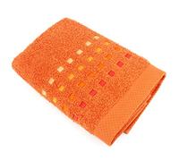 Linnea Serviette de Toilette 50x100 cm 100% Coton 550 g/m2 Pure Primavera Orange Butane