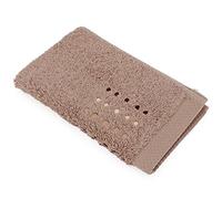 Serviette invité 33x50 cm 100% coton 550 g/m2 PURE POINTS Marron Taupe