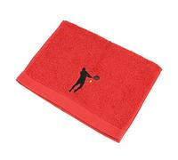 Linnea Serviette Invite 33x50 cm 100% Coton 550 g/m2 Pure Tennis Rouge