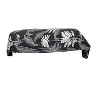 Linnea Taie de traversin 140x43 cm Satin de Coton Cayenne Noir Ebène