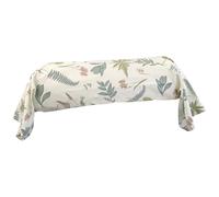 Linnea Taie de traversin 200x43 cm Percale 100% Coton FÉÉRIE Blanc Sauge