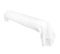 Taie de traversin uni 230x43 cm 100% coton ALTO Blanc