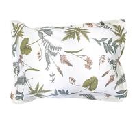 Linnea Taie d'oreiller 50x70 cm Percale 100% Coton FÉÉRIE Blanc Sauge