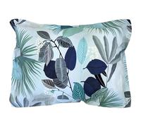 Linnea Taie d'oreiller 50x70 cm Percale de Coton Moorea Pacific Bleu/Vert