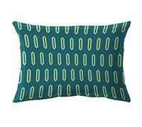 Linnea Taie d'oreiller 50x70 cm Percale de Coton Past Bleu Canard