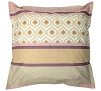 Linnea Taie d'oreiller 65x65 cm 100% Coton INOUK Rose/Beige