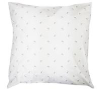 Linnea Taie d'oreiller 65x65 cm Percale 100% Coton Alex Gris Nuage