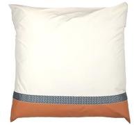 Linnea Taie d'oreiller 65x65 cm Percale en 100% Coton MACASSAR Cognac