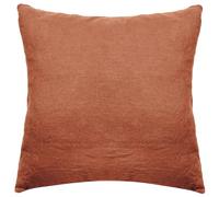 Linnea Taie d'oreiller 65x65 cm Pur Coton Palace Marron Terre Cuite