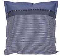 Linnea Taie d'oreiller 65x65 cm Satin de Coton Enzo Bleu