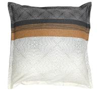 Linnea Taie d'oreiller 65x65 cm Satin de Coton Tiago Noir