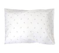 Linnea Taie d'oreiller 70x50 cm Percale 100% Coton Alex Gris Nuage