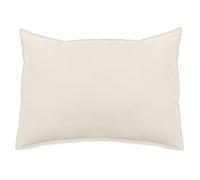 Linnea Taie d'oreiller Lin et Coton 50x70 cm Collection Opera Beige Ivoire