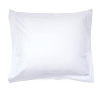 Linnea Taie d'oreiller uni 100x80 cm 100% Coton Alto Blanc