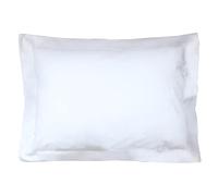 Linnea Taie d'oreiller uni 60x40 cm 100% Coton Alto Blanc