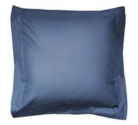 Linnea Taie d'oreiller uni 65x65 cm 100% Coton Alto Bleu Jean