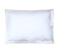 Linnea Taie d'oreiller uni 70x50 cm 100% Coton Alto Blanc