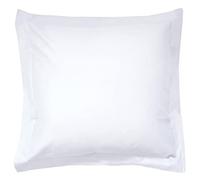 Linnea Taie d'oreiller uni 80x80 cm 100% Coton Alto Blanc