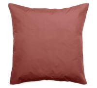 Linnea Taie d'oreiller Volants Plats 65x65 cm Percale MANOIR Rose Peche