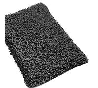 Linnea Tapis de Bain 50x80 cm Chenille Anthracite 1800 g/m2