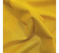 Linnea Tissu d'ameublement Coton uni 150 g/m² Jekyll laize 150cm Jaune Soleil