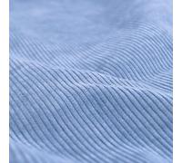 Linnea Tissu d'ameublement Velours côtelé laize 140 cm Starsky Bleu Azur
