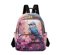 LINNIKEEEE Aquarelle Oeuvre Bison Sac à Dos Bookbag Mini Sac à Bandoulière pour Voyage Adolescent