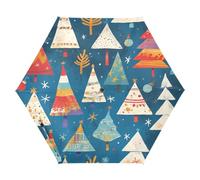 LINNIKEEEE Art De L'arbre De Dessin Animé Parapluie Coupe-Vent Pliable et Automatique,Ouverture Fermeture Automatiques pour Garçons Filles