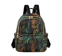 LINNIKEEEE Art Esquisse Abstraite Sac à Dos Bookbag Mini Sac à Bandoulière pour Voyage Adolescent