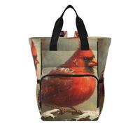 LINNIKEEEE Coq Cool De Dessin Animé Sac à Langer Sac à Dos de Voyage Fourre-Tout de Grande Capacité Sacs de Maman pour Papa Femmes Filles