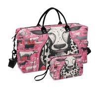 LINNIKEEEE Licorne De Dessin Animé Mignon Sacs de Voyage,Sac de Sport,Sac à Main de Week-End avec Trousse De Toilette pour Filles Hommes