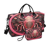 LINNIKEEEE Licorne Drôle De Dessin Animé Sacs de Voyage,Sac de Sport,Sac à Main de Week-End avec Trousse De Toilette pour Filles Hommes