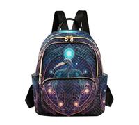 LINNIKEEEE RéSumé Cool PéLican Bleu Sac à Dos Bookbag Mini Sac à Bandoulière pour Voyage Adolescent