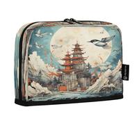 LINNIKEEEE Style Chinois Art Tour Oiseaux Trousses à Crayons,Pochettes pour Stylos écoliers écolièRes
